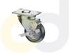 ZINC PLATED CASTERS - THERMO-URETHANE WHEELS