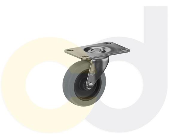 TOP PLATE CASTERS- THERMO-URETHANE WHEELS