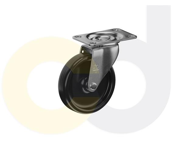 TOP PLATE CASTERS- POLYOLEFIN WHEELS