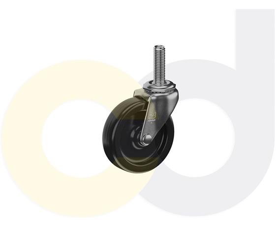 THREADED STEM CASTERS WITH POLYOLEFIN WHEELS
