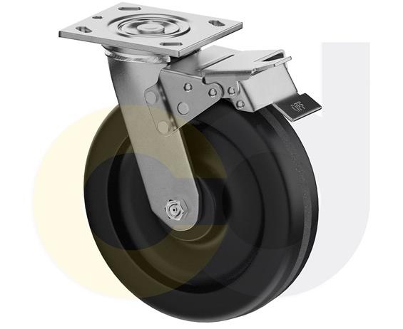 ZINC PLATED CASTERS - PHENOLIC WHEELS