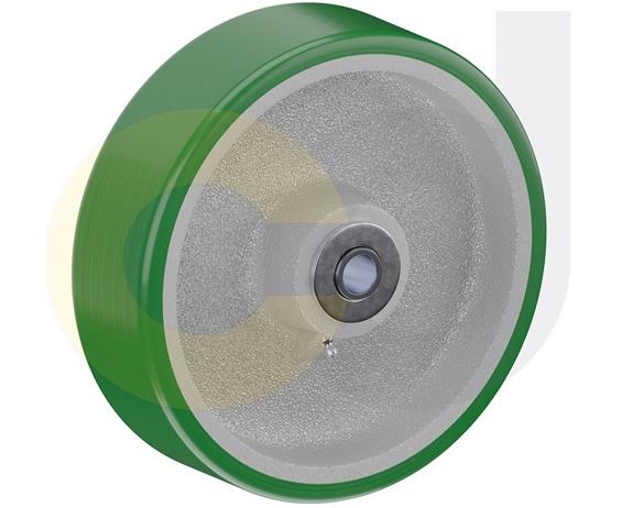 CASTERDEPOT TOP PLATE CASTERS - POLY ON CAST IRON WHEEL - CAPACITIES UP TO 3000 LBS.