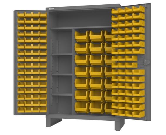 HEAVY DUTY CABINETS WITH HOOK-ON-BINS® &amp; SHELVES