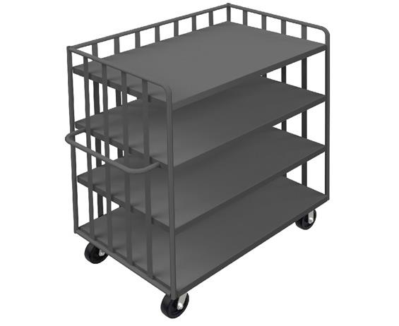 OPEN PORTABLE SHELF CART