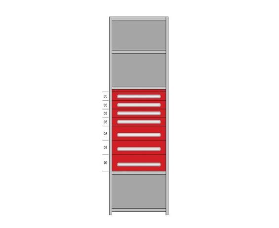 MODULAR DRAWERS FOR 36&quot; WIDE LYON INDUSTRIAL CLIP SHELVING