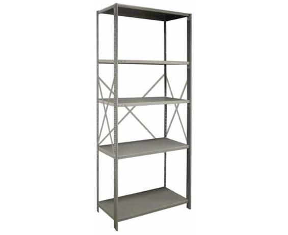 BEADED POST INDUSTRIAL CLIP SHELVING