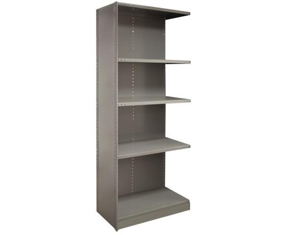 BEADED POST INDUSTRIAL CLIP SHELVING