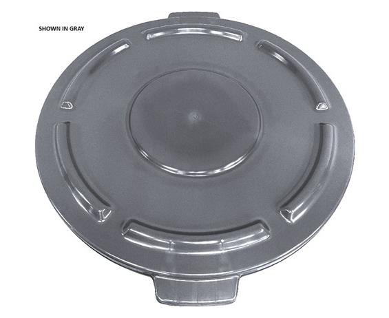 CRUSADER ROUND TRASH CANS - LIDS &amp; DOLLY