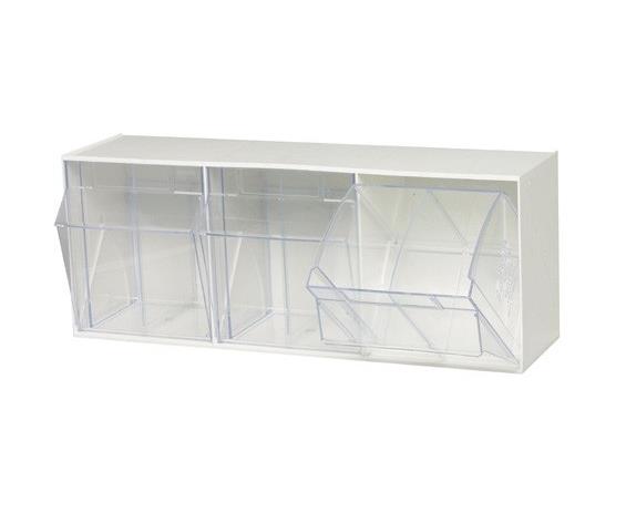 CLEAR TIP OUT BINS