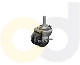 LOW PROFILE CASTERS - POLYOLEFIN WHEELS