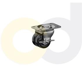 LOW PROFILE CASTERS - POLYOLEFIN WHEELS
