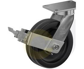 CASTERDEPOT TOP PLATE CASTERS - PHENOLIC WHEEL - CAPACITIES UP TO 3500 LBS.