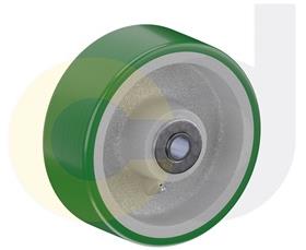 CASTERDEPOT TOP PLATE CASTERS - POLY ON CAST IRON WHEEL - CAPACITIES  UP TO 3500 LBS.