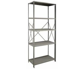 BEADED POST INDUSTRIAL CLIP SHELVING