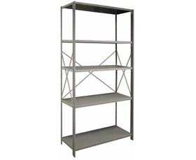 BEADED POST INDUSTRIAL CLIP SHELVING