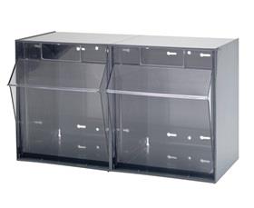 CLEAR TIP OUT BINS