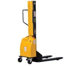 NARROW MAST STACKERS WITH POWERED LIFT