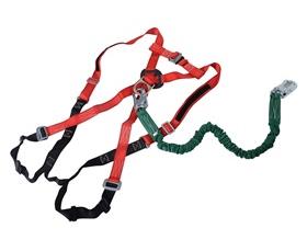 WEB LANYARD WITH SAFETY HARNESS